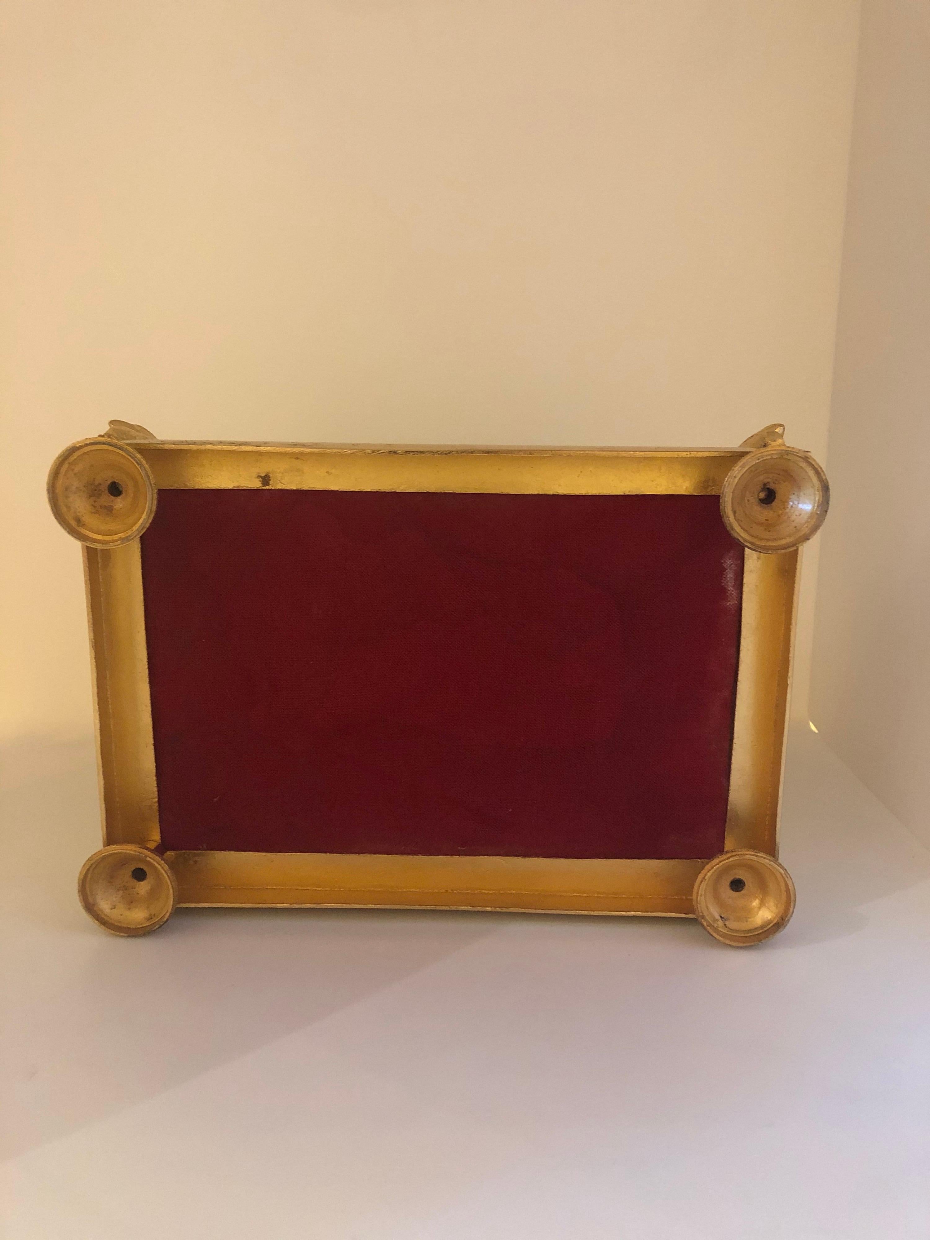 French Empire Gilt Bronze Box For Sale 3