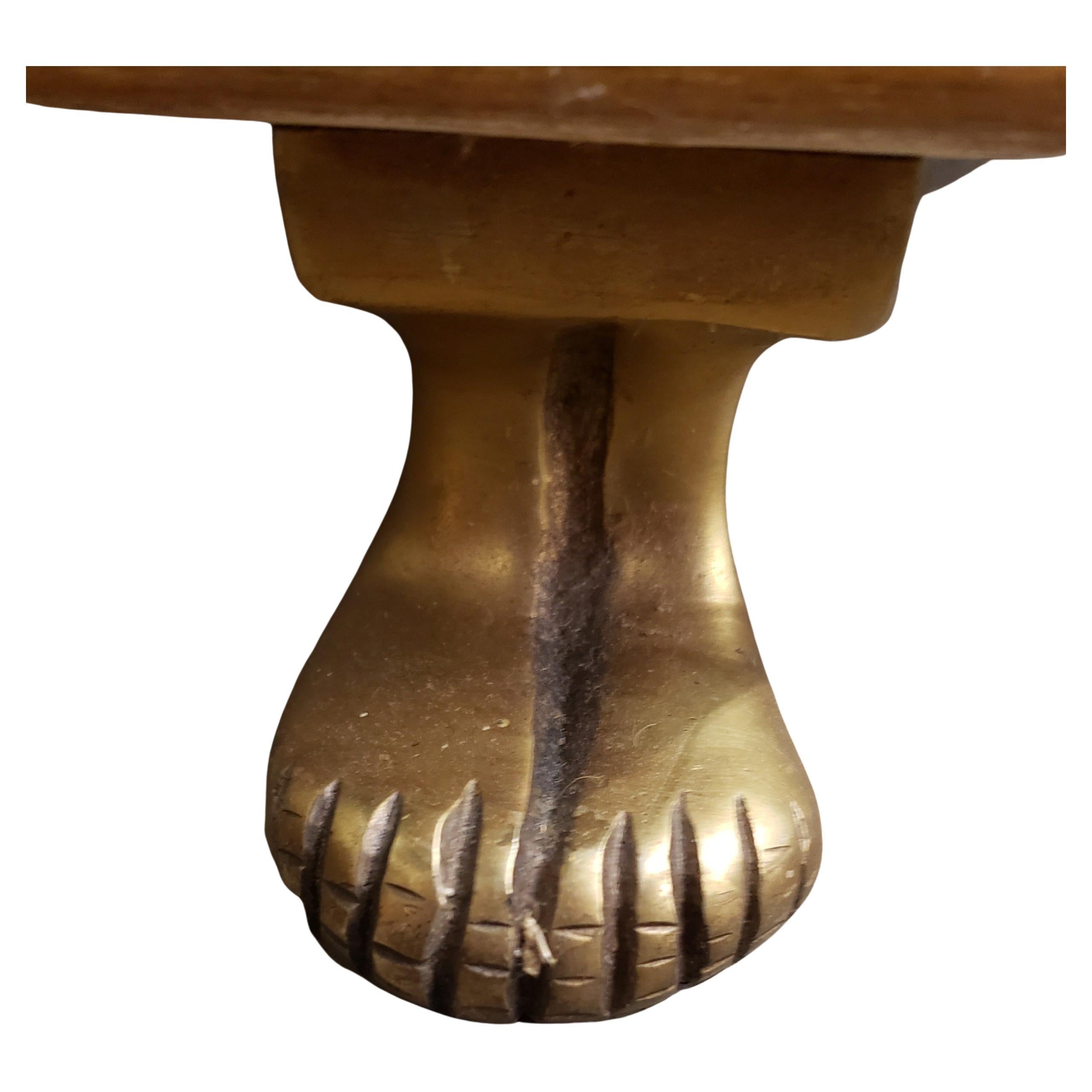 French Empire Gilt Bronze Ormolu Mottled Marble & Satinwood Pedestals, a Pair For Sale 6