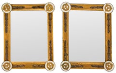 Espejos Imperio Francés Dorados y de Nácar, 2