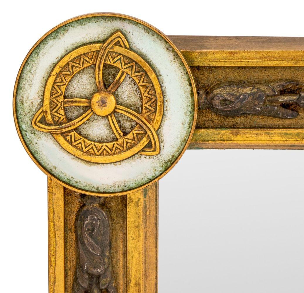 Stile impero Specchi impero francesi dorati e in madreperla, 2 in vendita