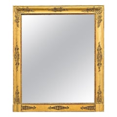 French Empire Gold Gilt Mirror