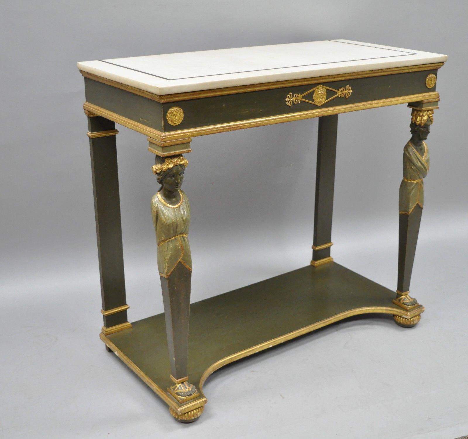 marble top hall table