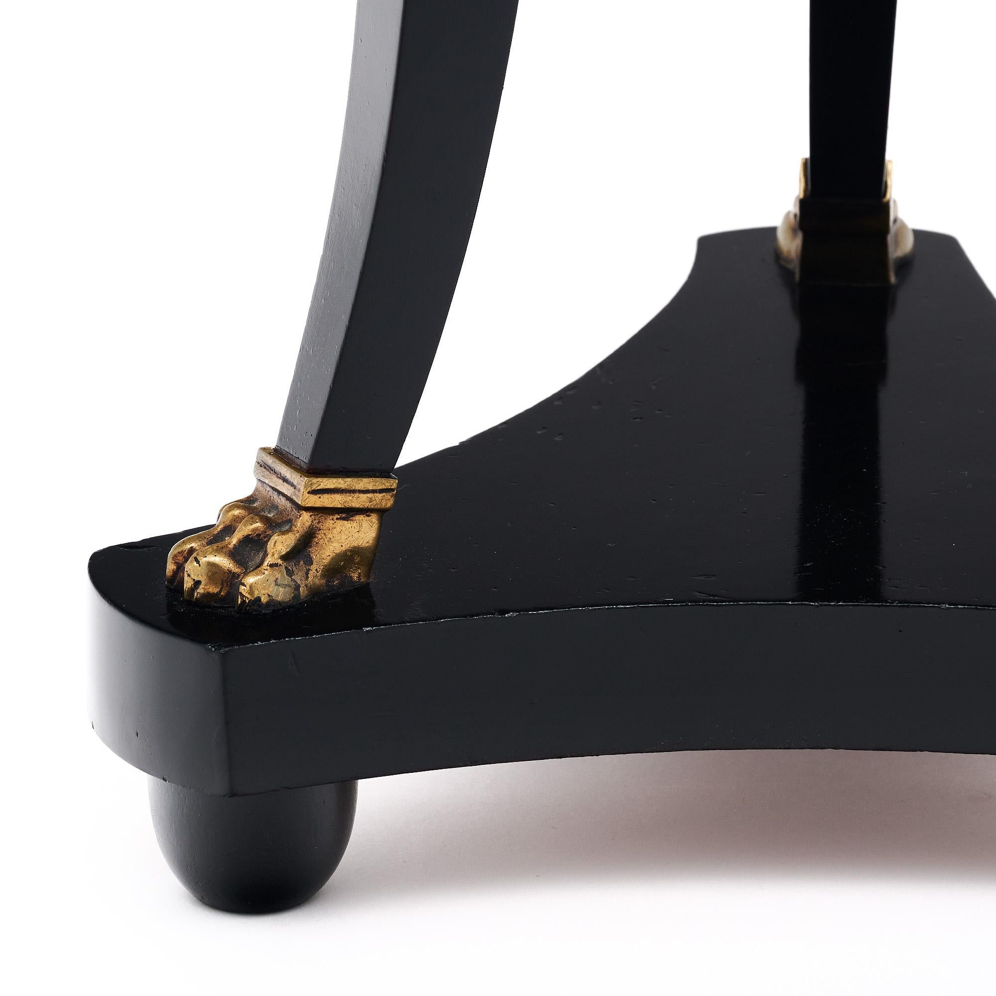 Laiton Table tripode Empire en Gueridon en vente