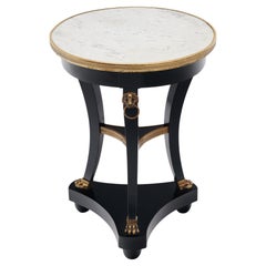 Antique French Empire “Gueridon” Tripod Table