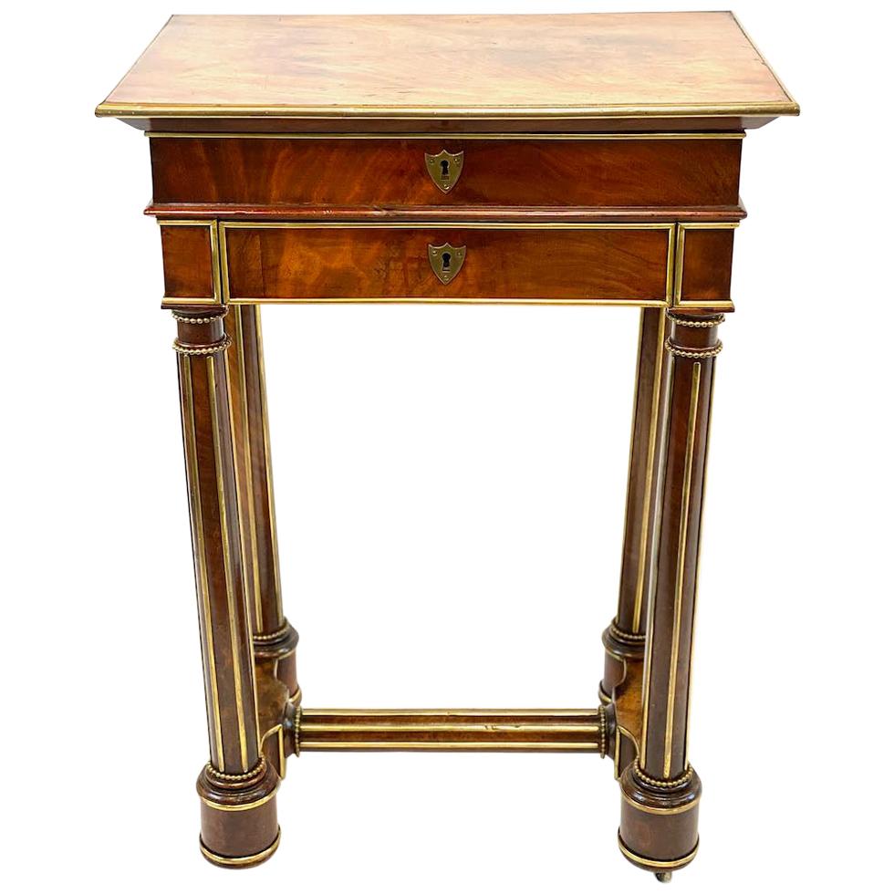 19th Century French Officers Campaign Desk 