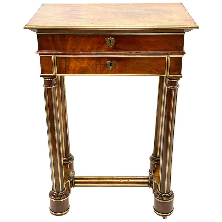 19th Century French Officers Campaign Desk  For Sale