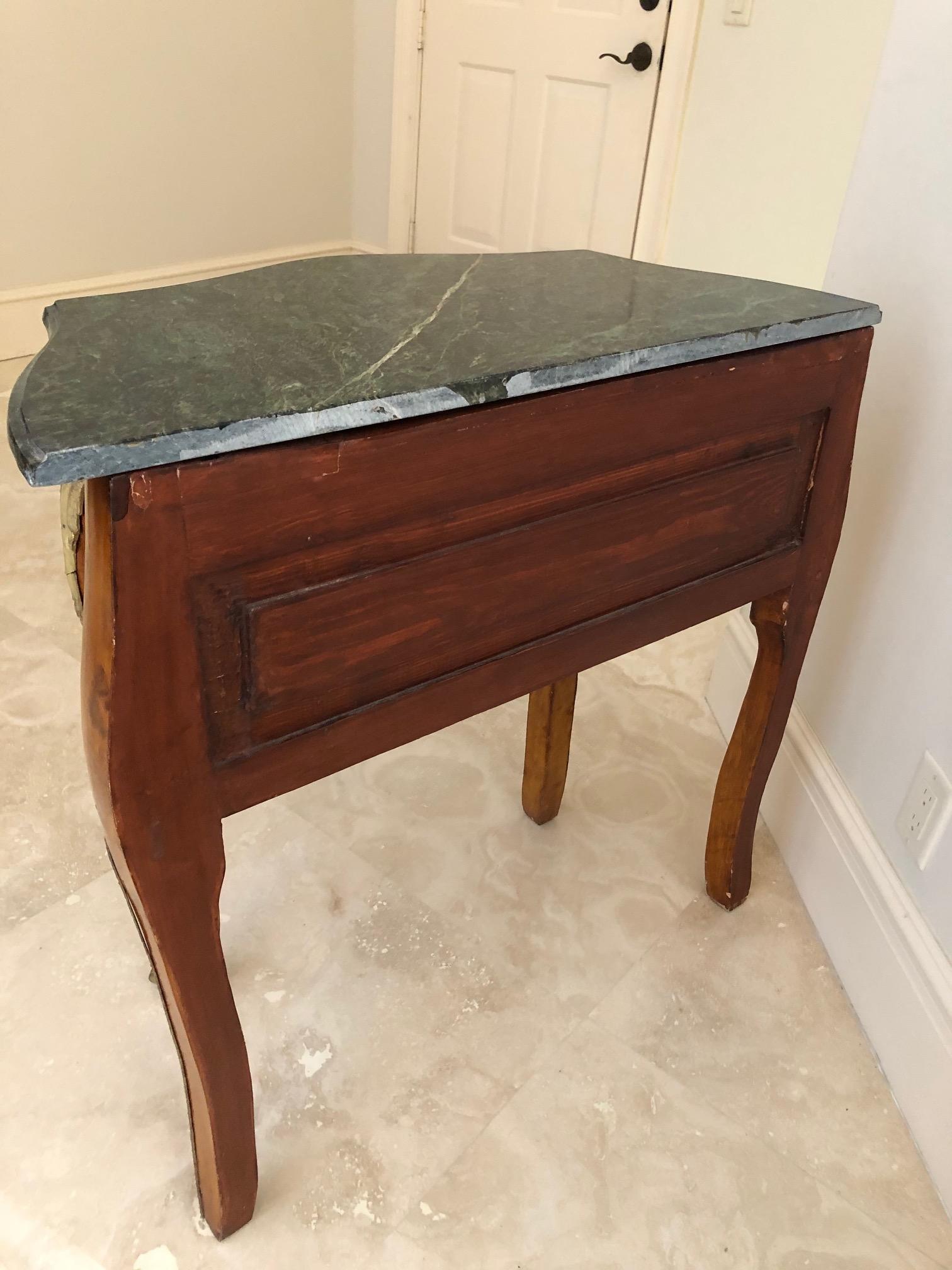 Ormolu French Empire Louis XV Style Small Commode Chest of Drawers