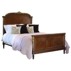 Antique French Empire Mahogany Bed WK135