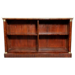 Antique French Empire Mahogany Bookcase