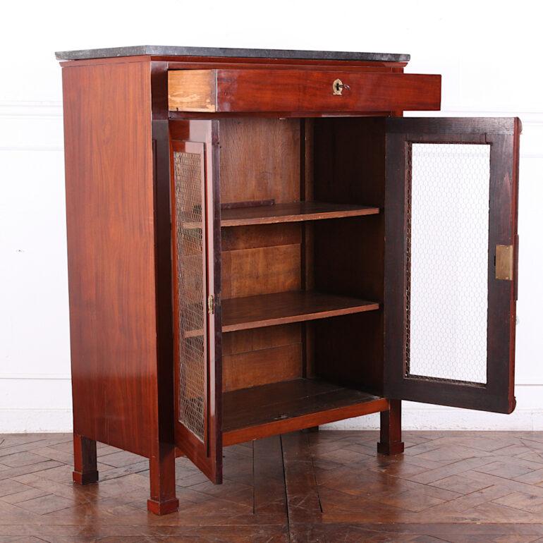 French Empire Mahogany Cabinet 1