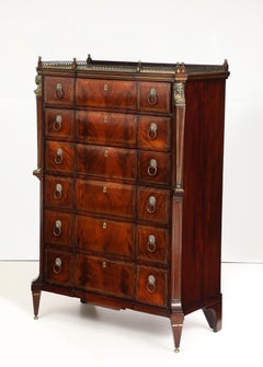 French Empire Mahogany Chest of Drawers