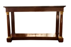 Console Desserte Empire français en acajou