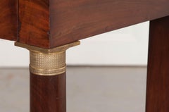 French Empire Mahogany Console Table