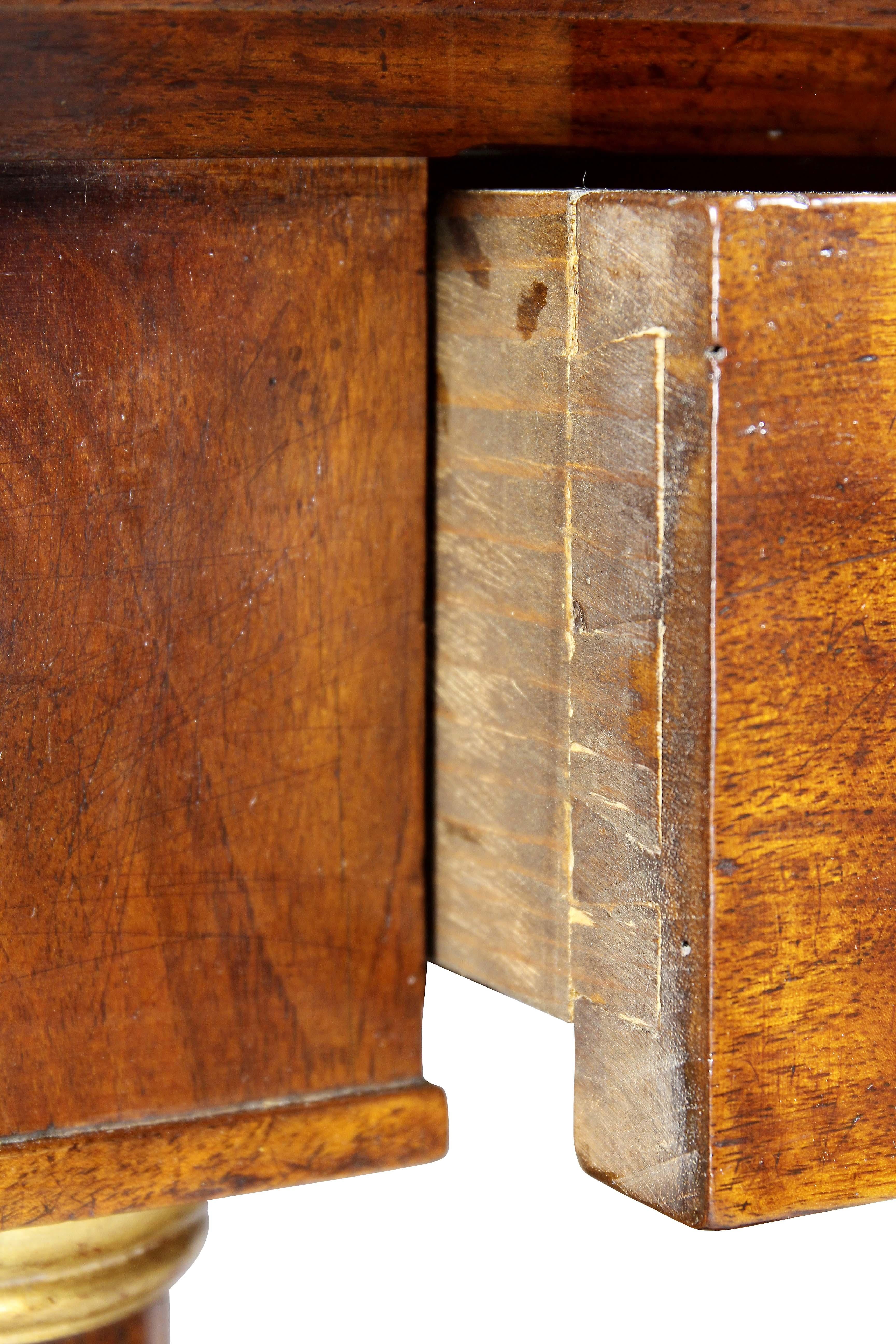 French Empire Mahogany Console Table For Sale 2