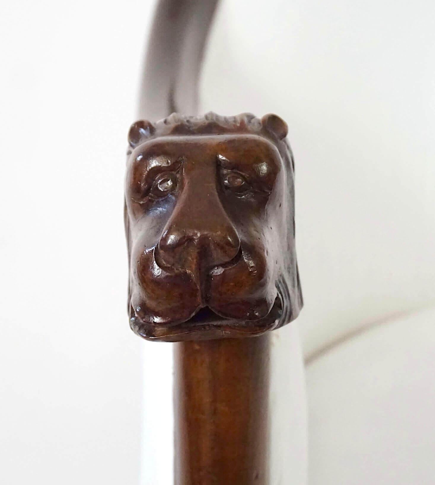 French Empire Mahogany 'Egyptian' Bergère Attributed to Desmalter, circa 1805 For Sale 7