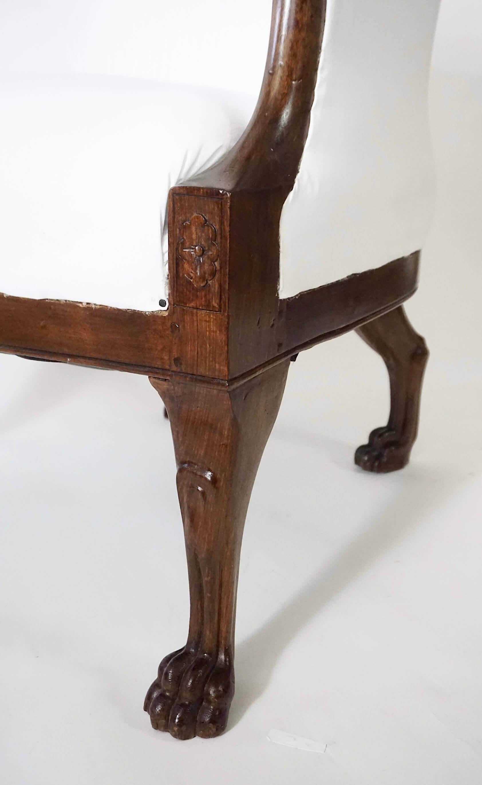 French Empire Mahogany 'Egyptian' Bergère Attributed to Desmalter, circa 1805 For Sale 9