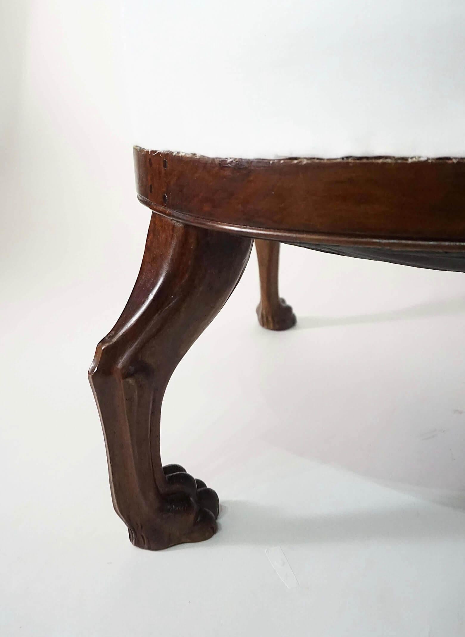 French Empire Mahogany 'Egyptian' Bergère Attributed to Desmalter, circa 1805 For Sale 11