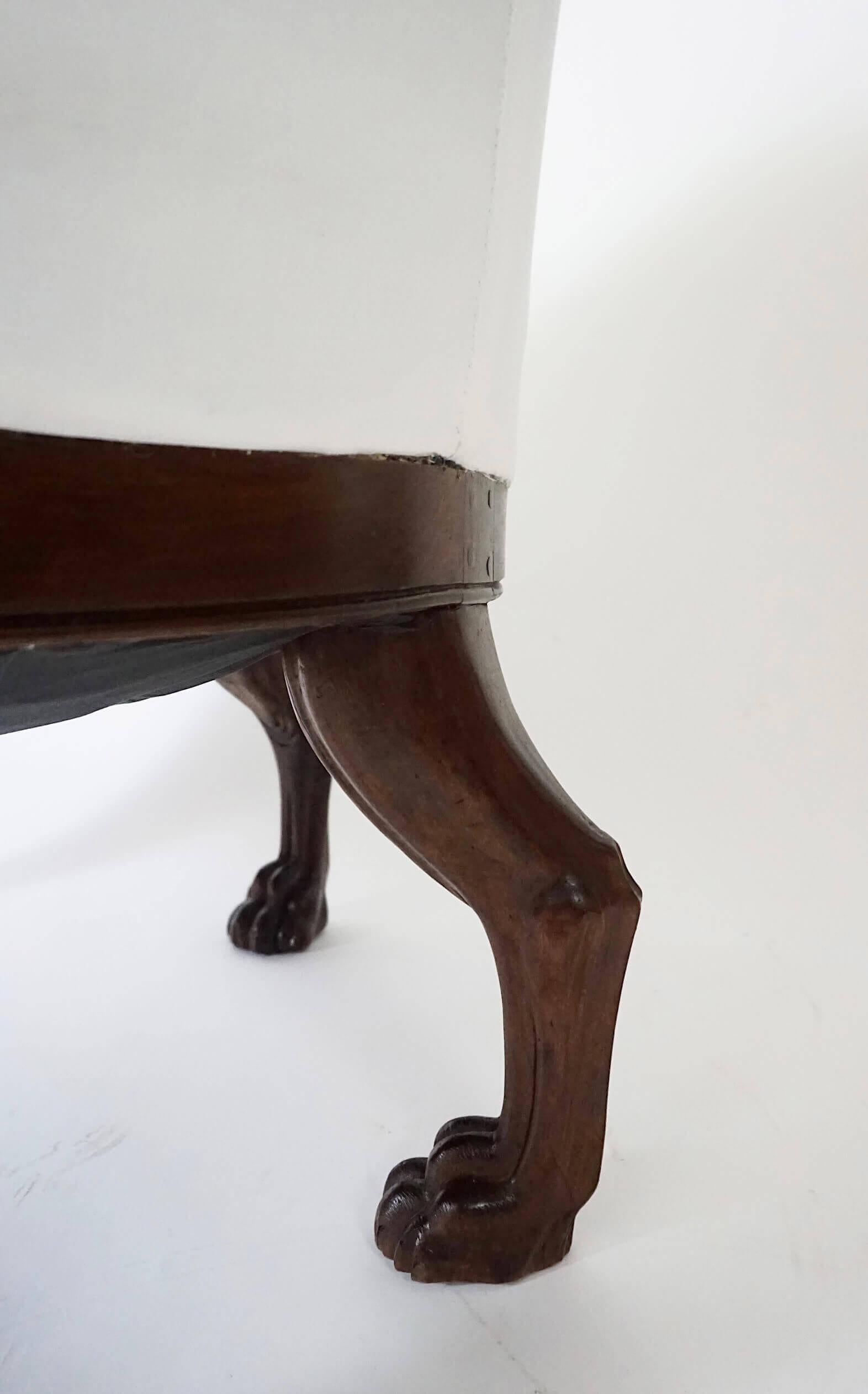 French Empire Mahogany 'Egyptian' Bergère Attributed to Desmalter, circa 1805 For Sale 13