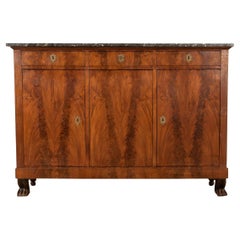 French Empire Mahogany Enfilade