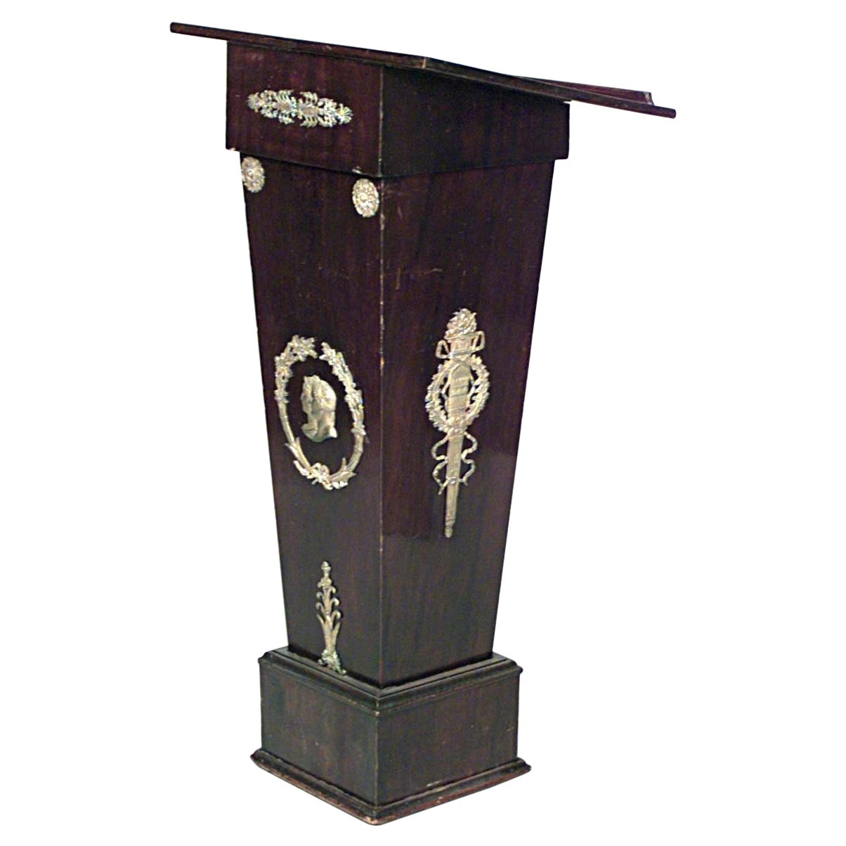 French Empire Mahogany Lectern