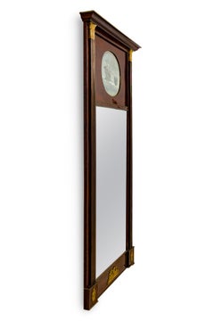 French Empire Mahogany Mirror