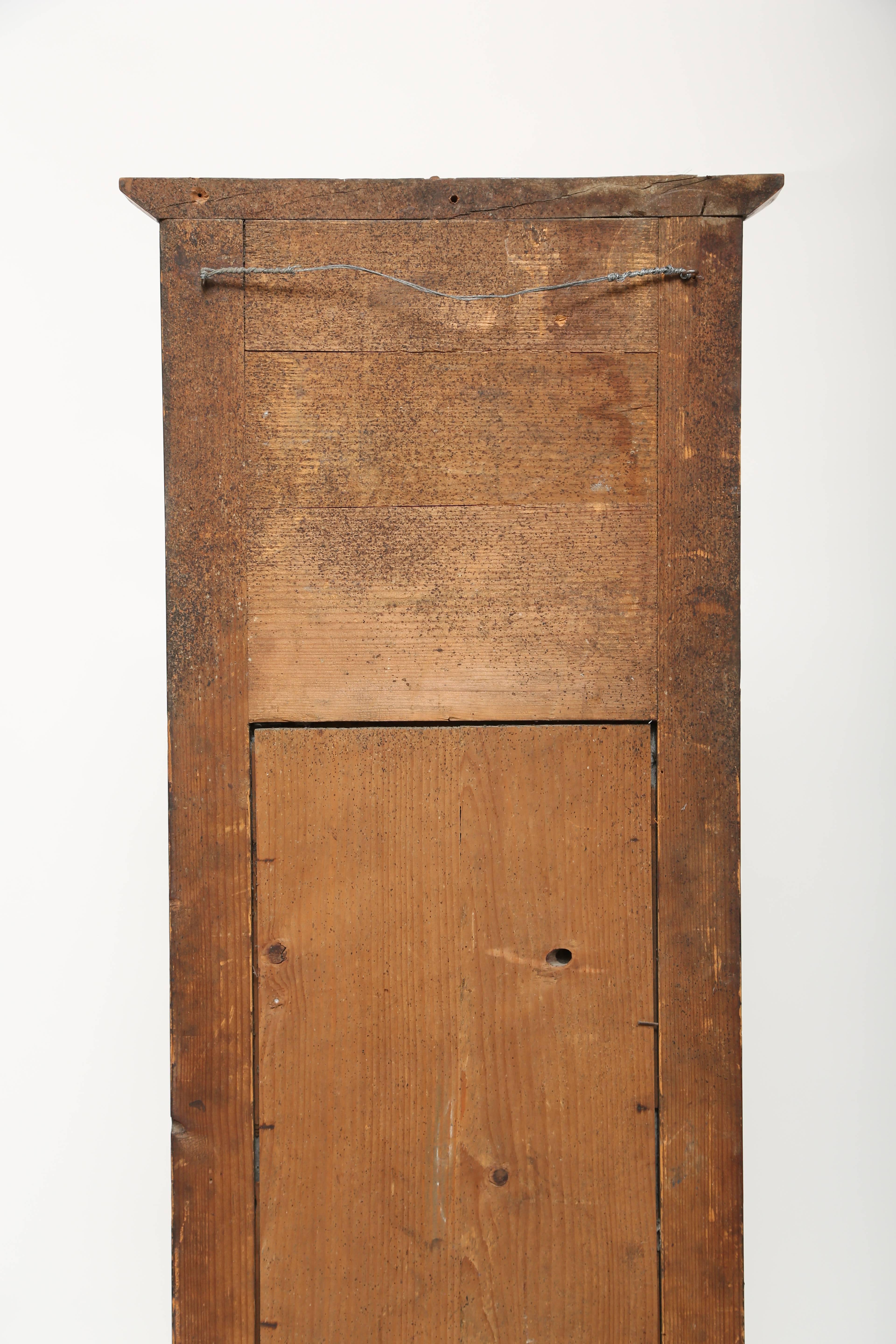 Early 19th Century French Empire Mahogany Trumeau Mirror with Bronze Doré Mounts-c. 1810-20 For Sale