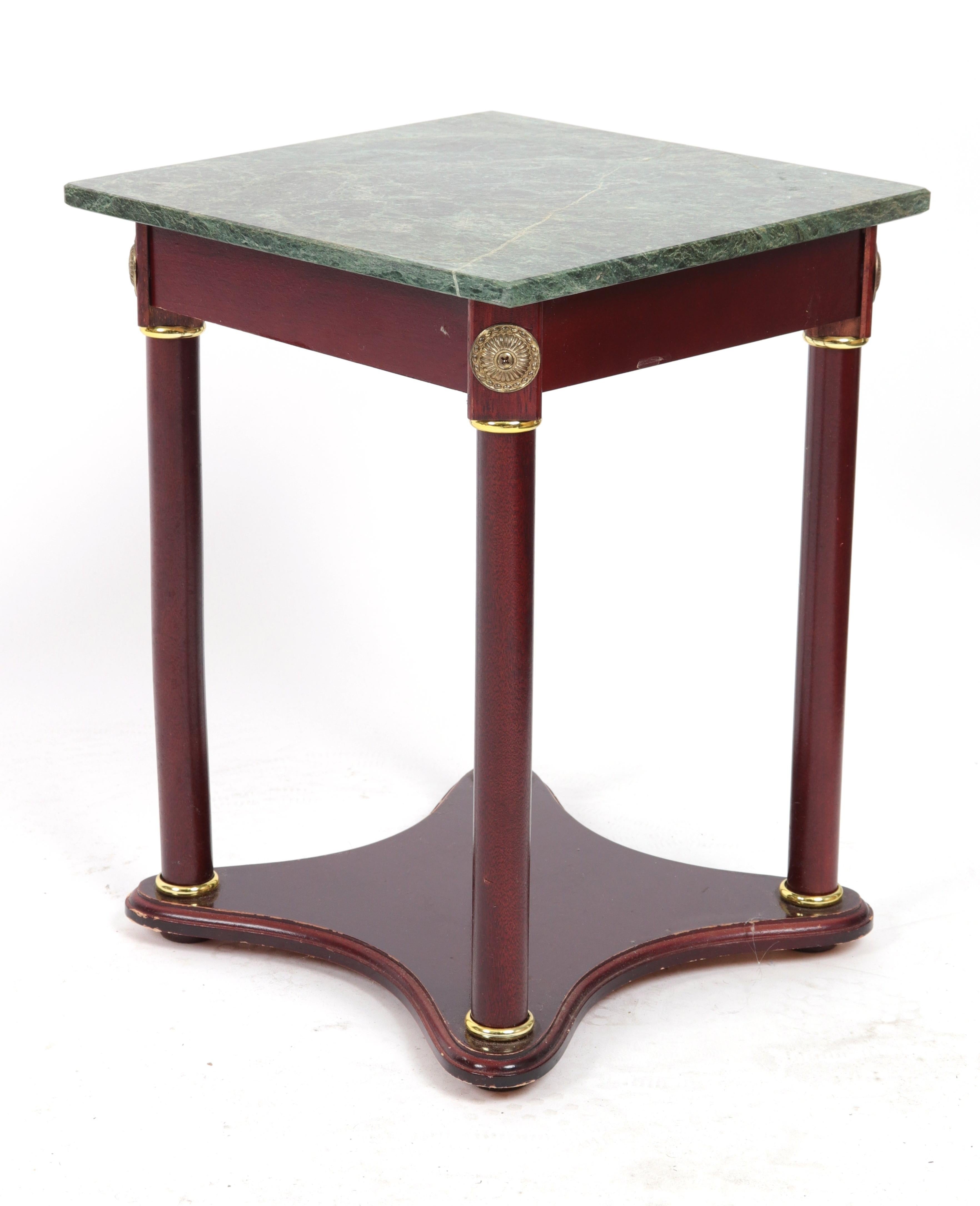 French Empire Manner Miniature Side Table For Sale