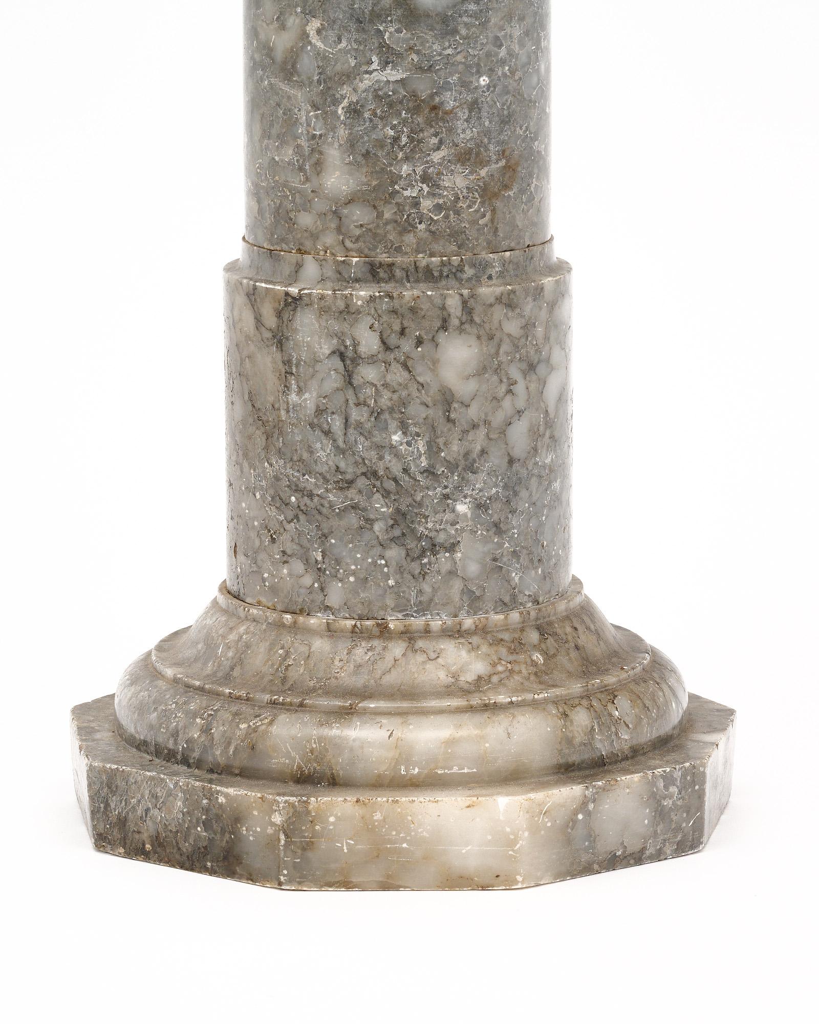 Early 19th Century French Empire Marble Column