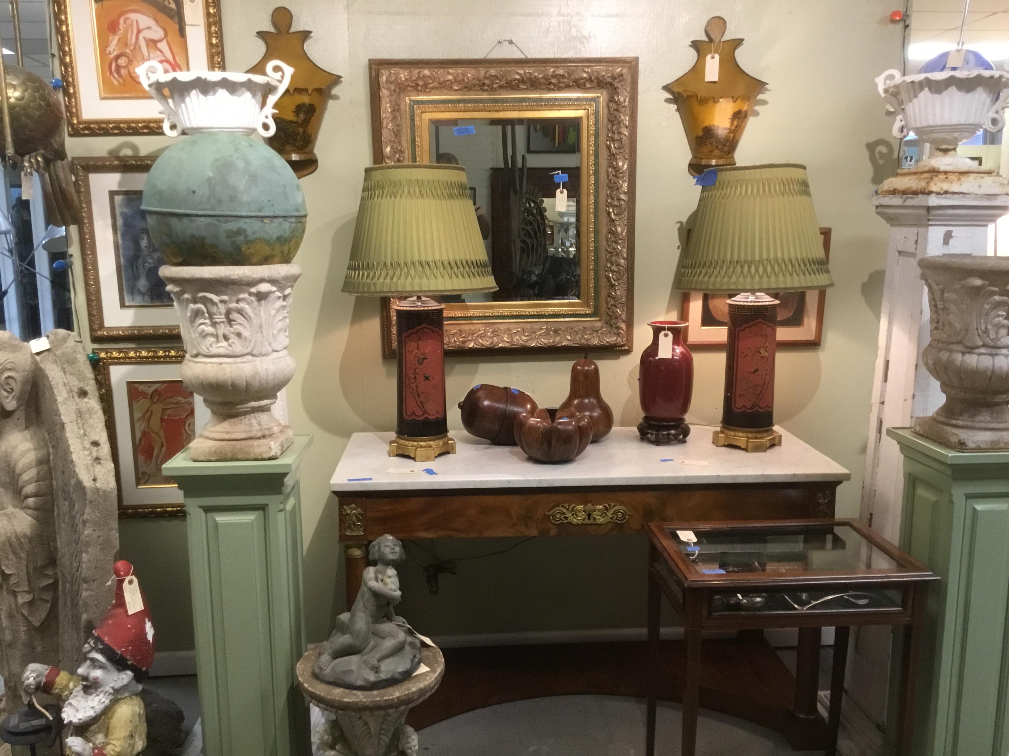 French Empire Marble Top Console, circa 1820 8