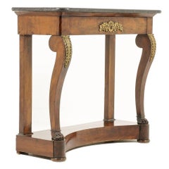 French Empire Marble-Top Console