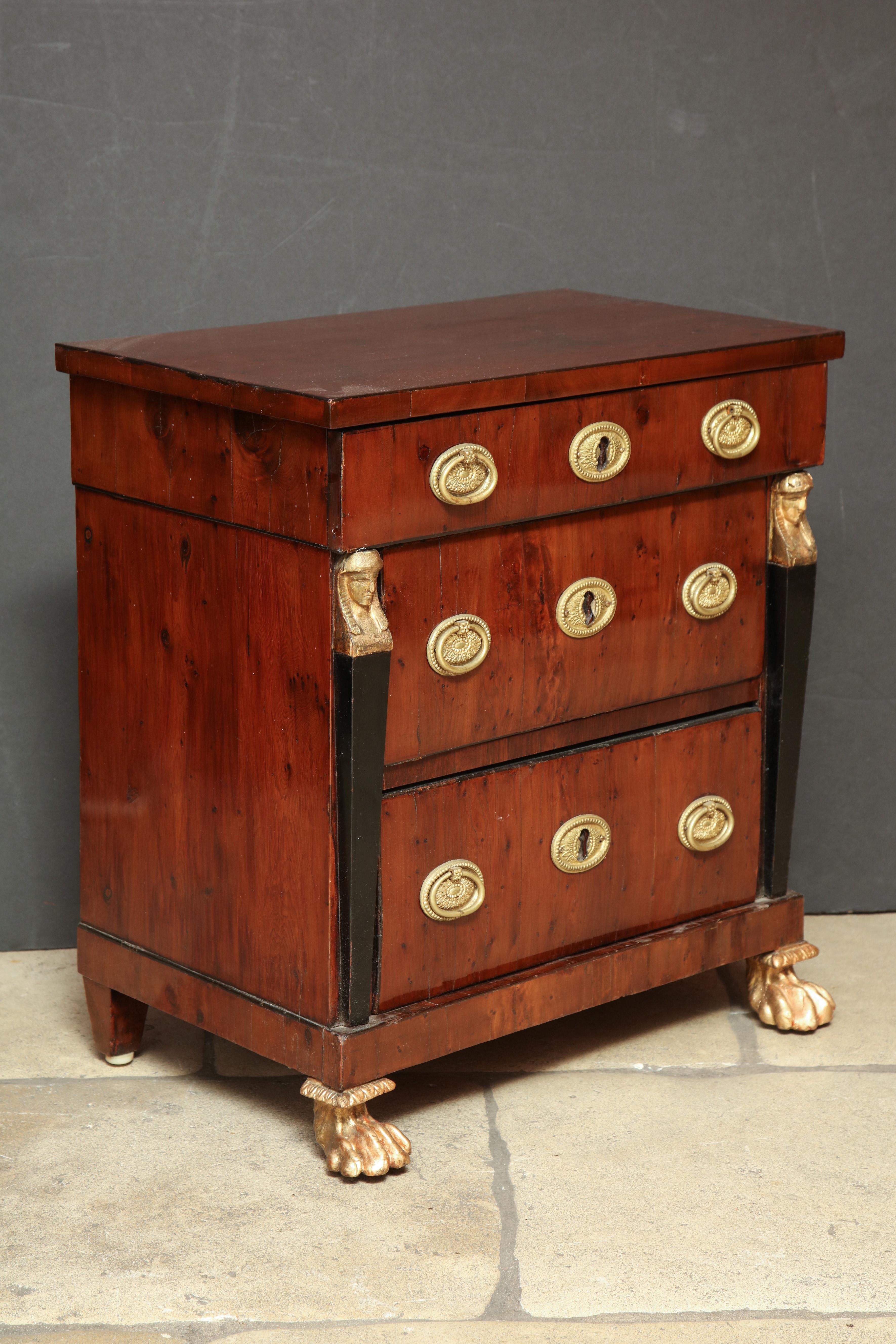 French Empire Miniature Commode 1