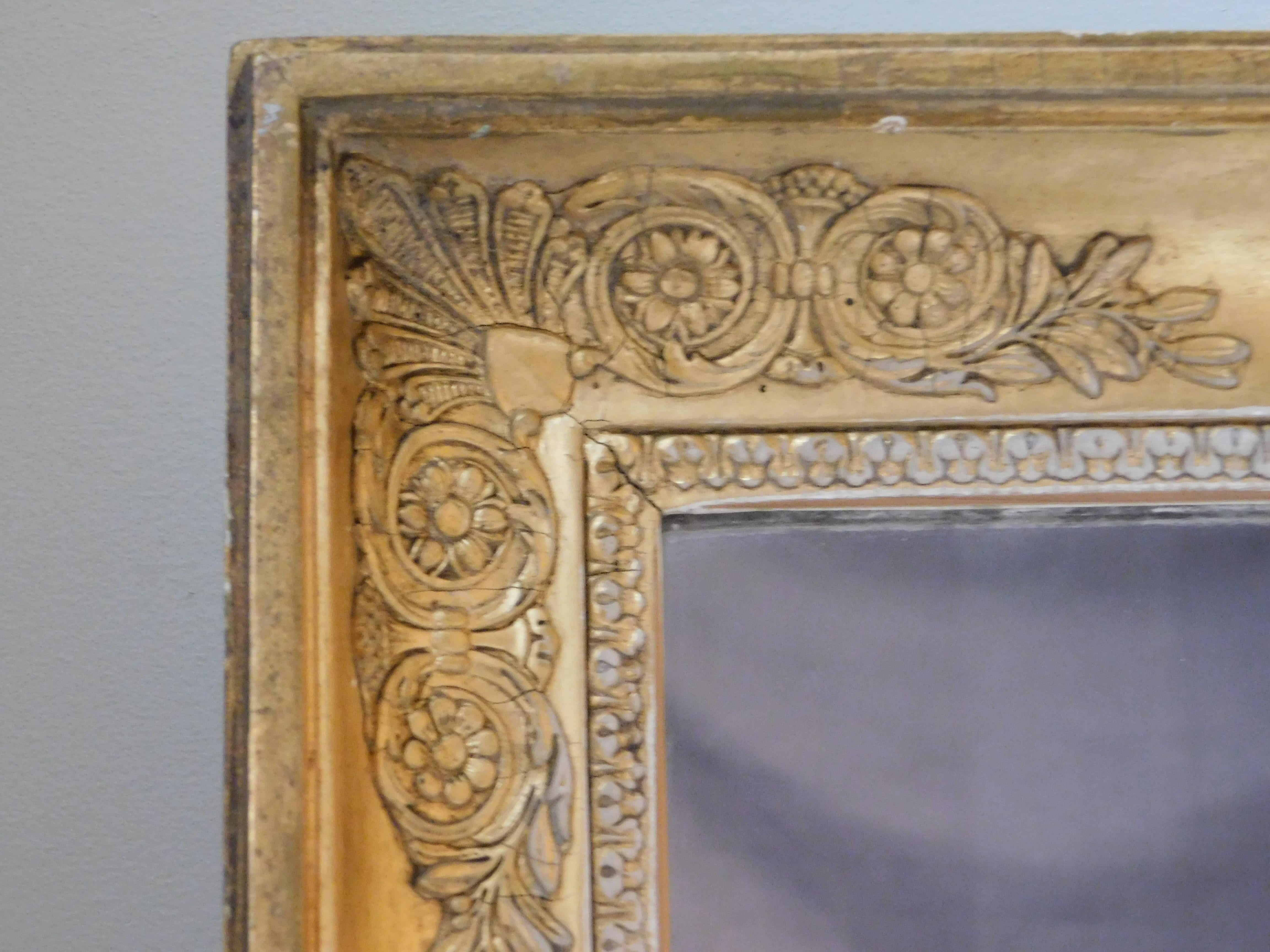 19th Century French Empire Mirror, circa 1890 For Sale