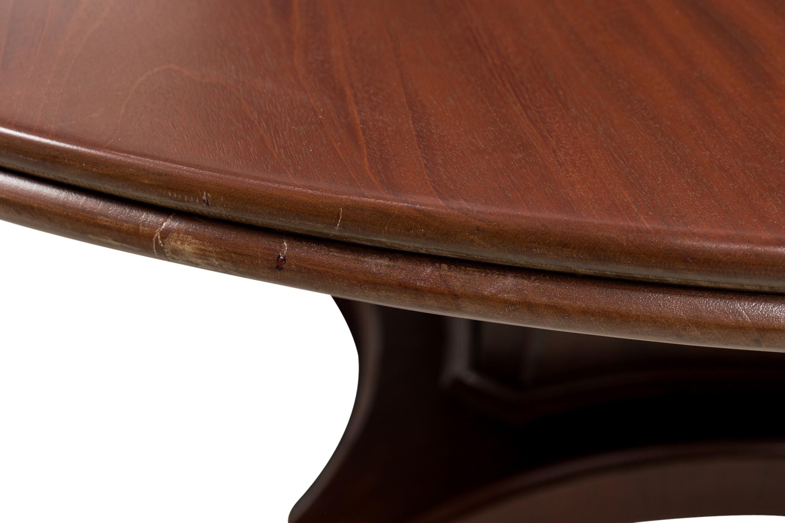 XIXe siècle Table circulaire Empire en acajou ébonisé pour salle à manger / centre de table en vente