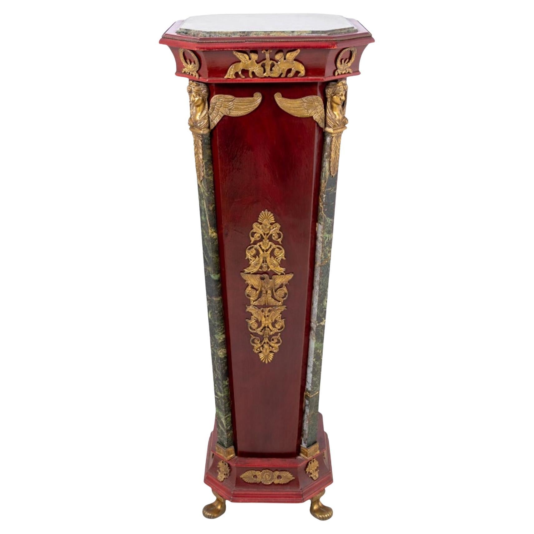 Pedestal Estilo Neoclásico Imperio Francés