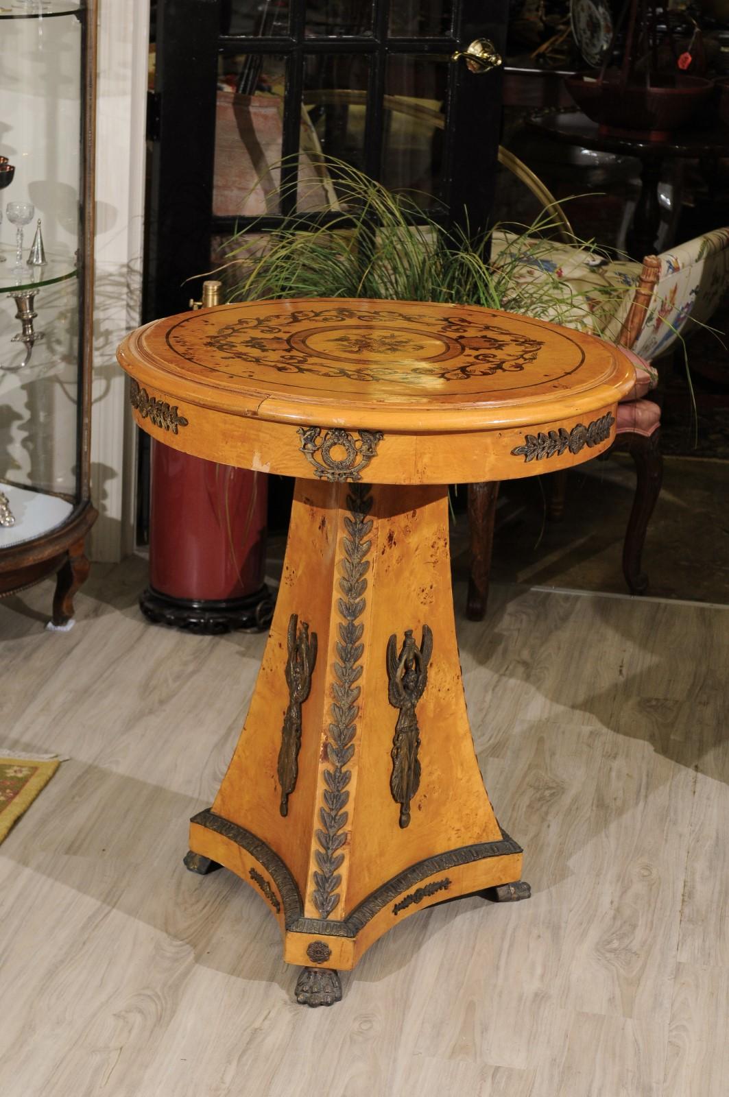 French Empire Occasional Table For Sale 5