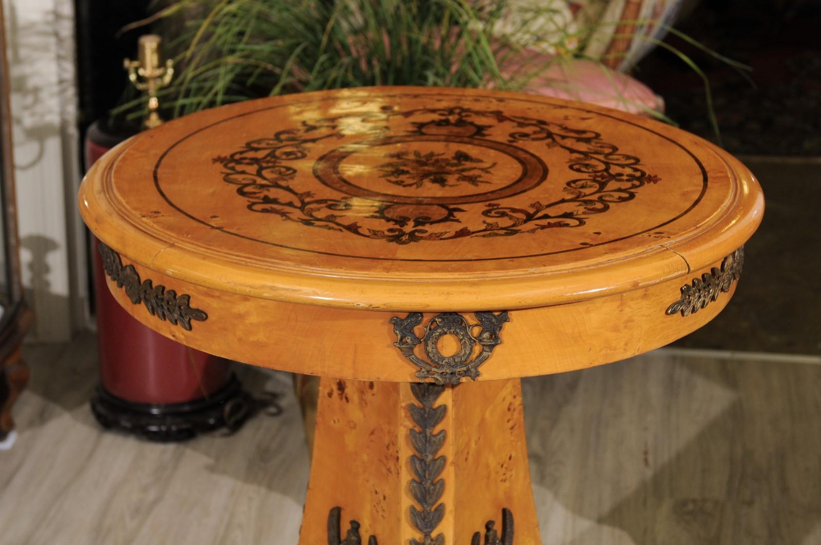 19th Century French Empire Occasional Table For Sale