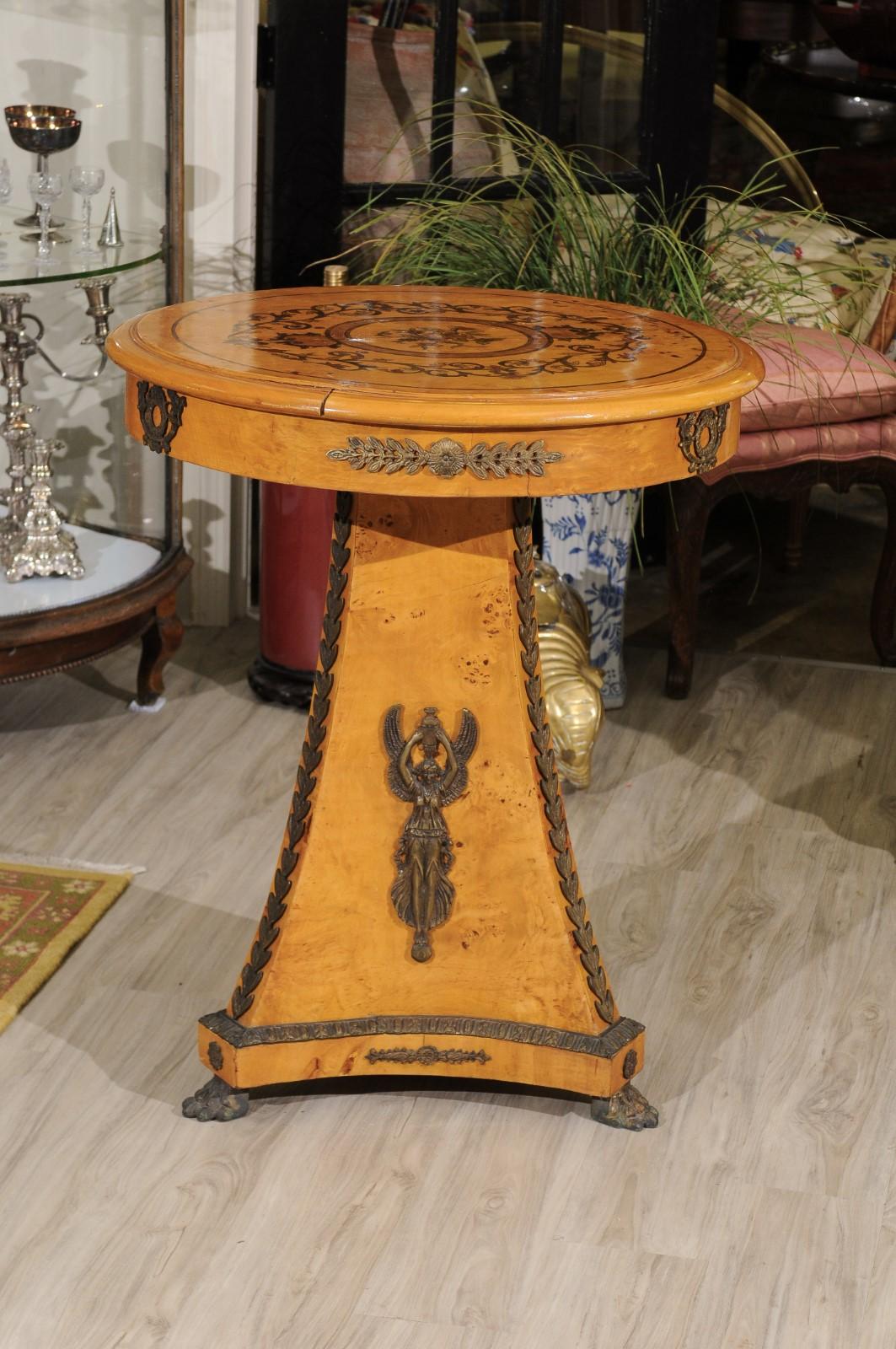 French Empire Occasional Table For Sale 2