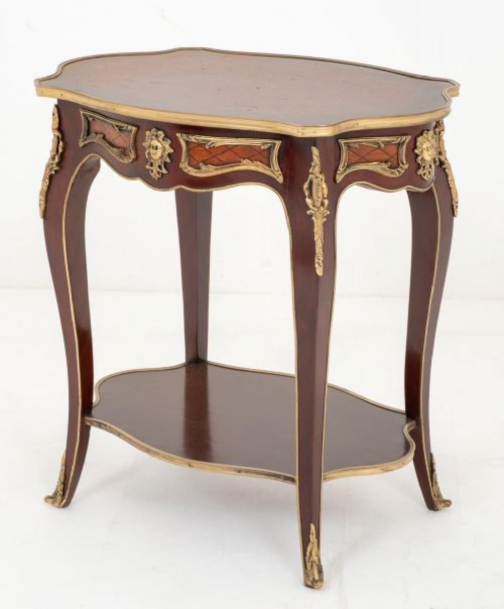 Table d'appoint Empire - Kingwood Ormolu Antique en vente 5