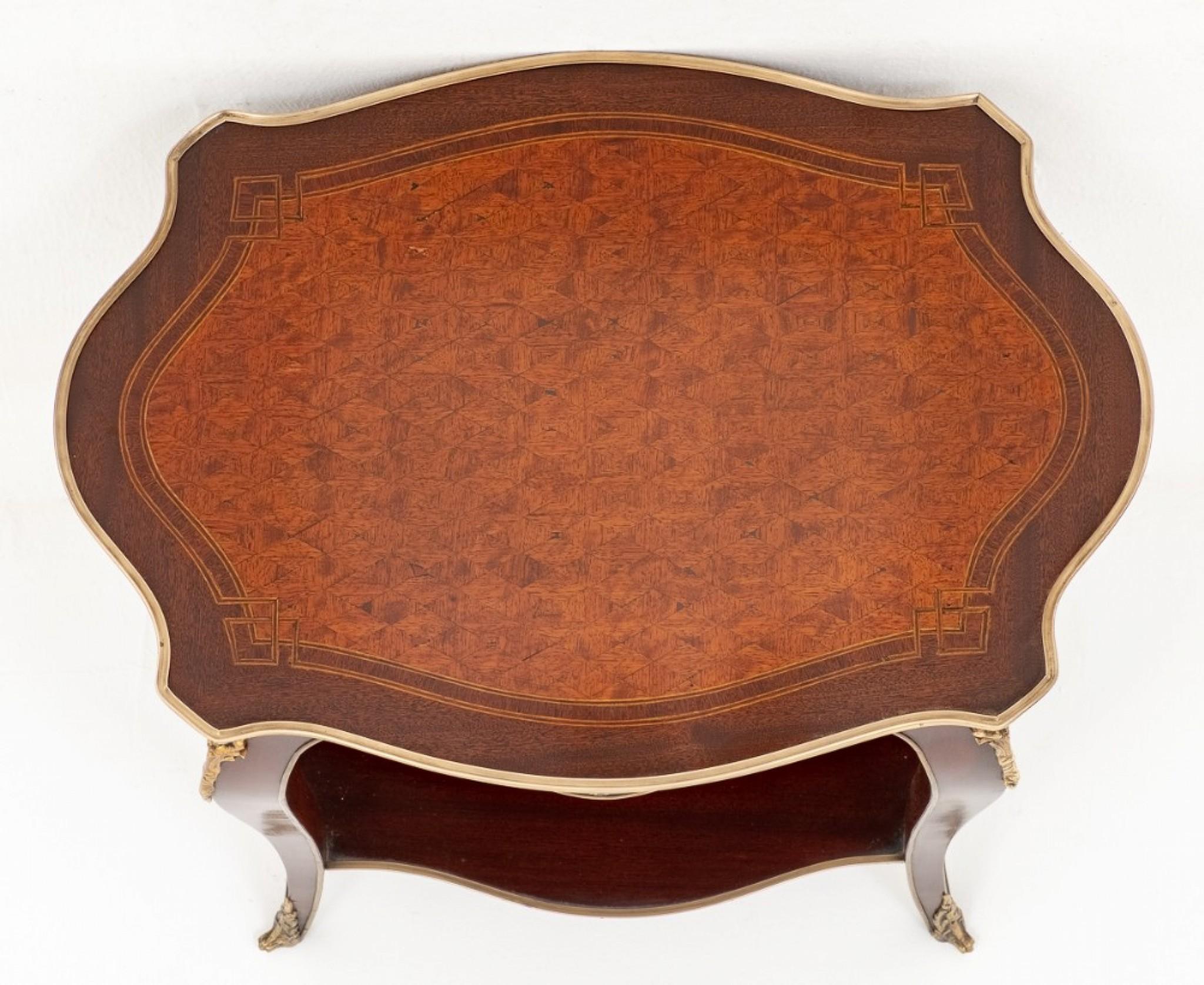 Table d'appoint Empire - Kingwood Ormolu Antique Bon état - En vente à Potters Bar, GB