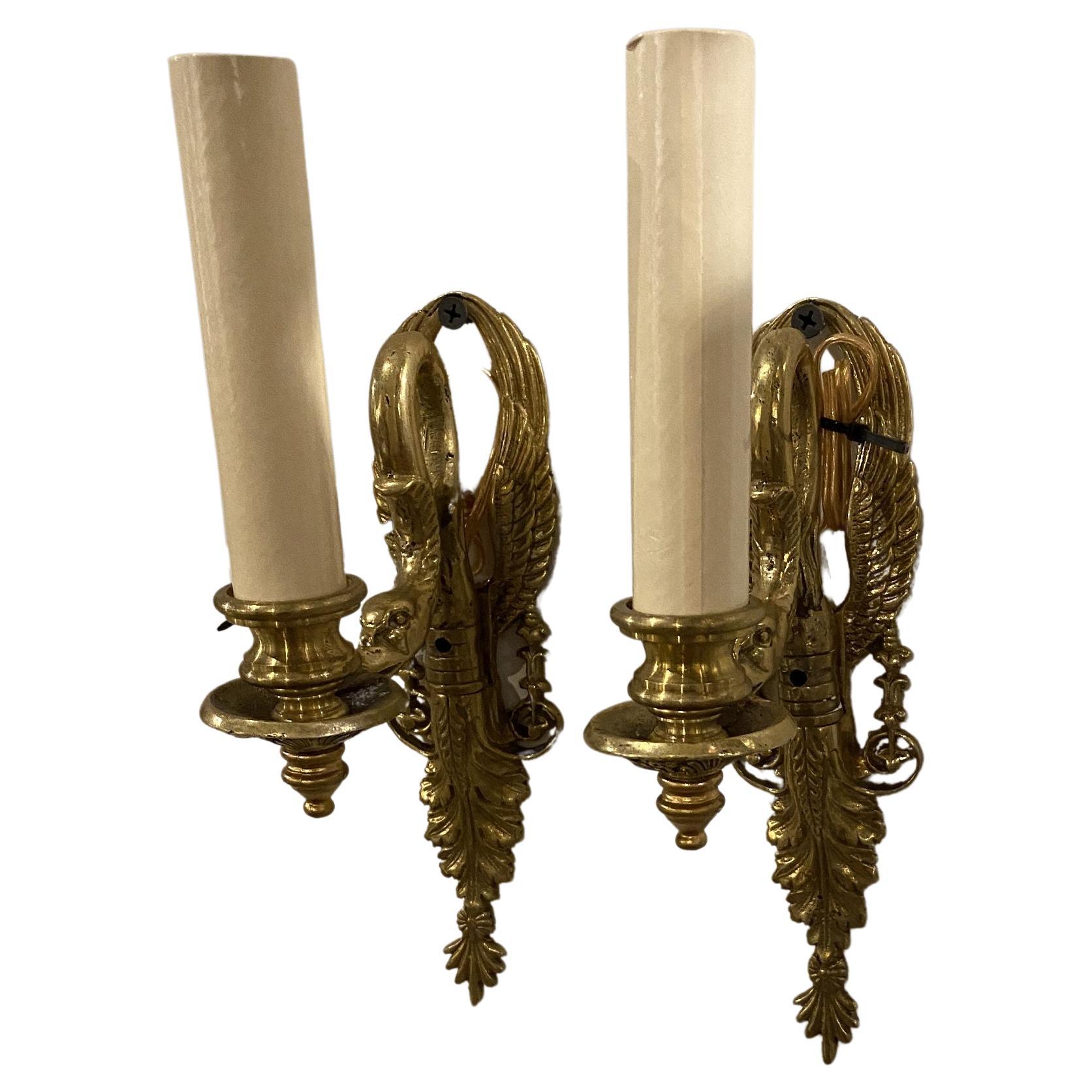 French Empire One Light Sconces