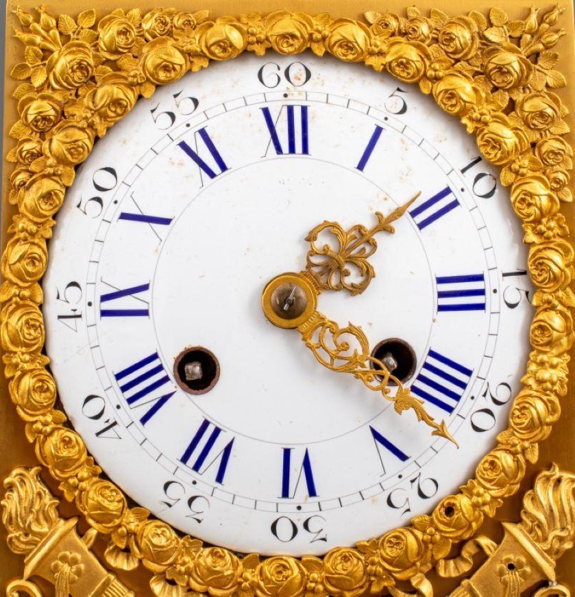 French Empire Ormolu Mantel Clock, ca. 1820 2