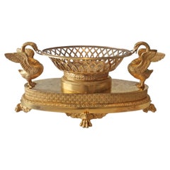 Tazza en bronze doré Empire de qualité exceptionnelle