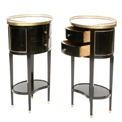 French Empire Oval Occasional Tables