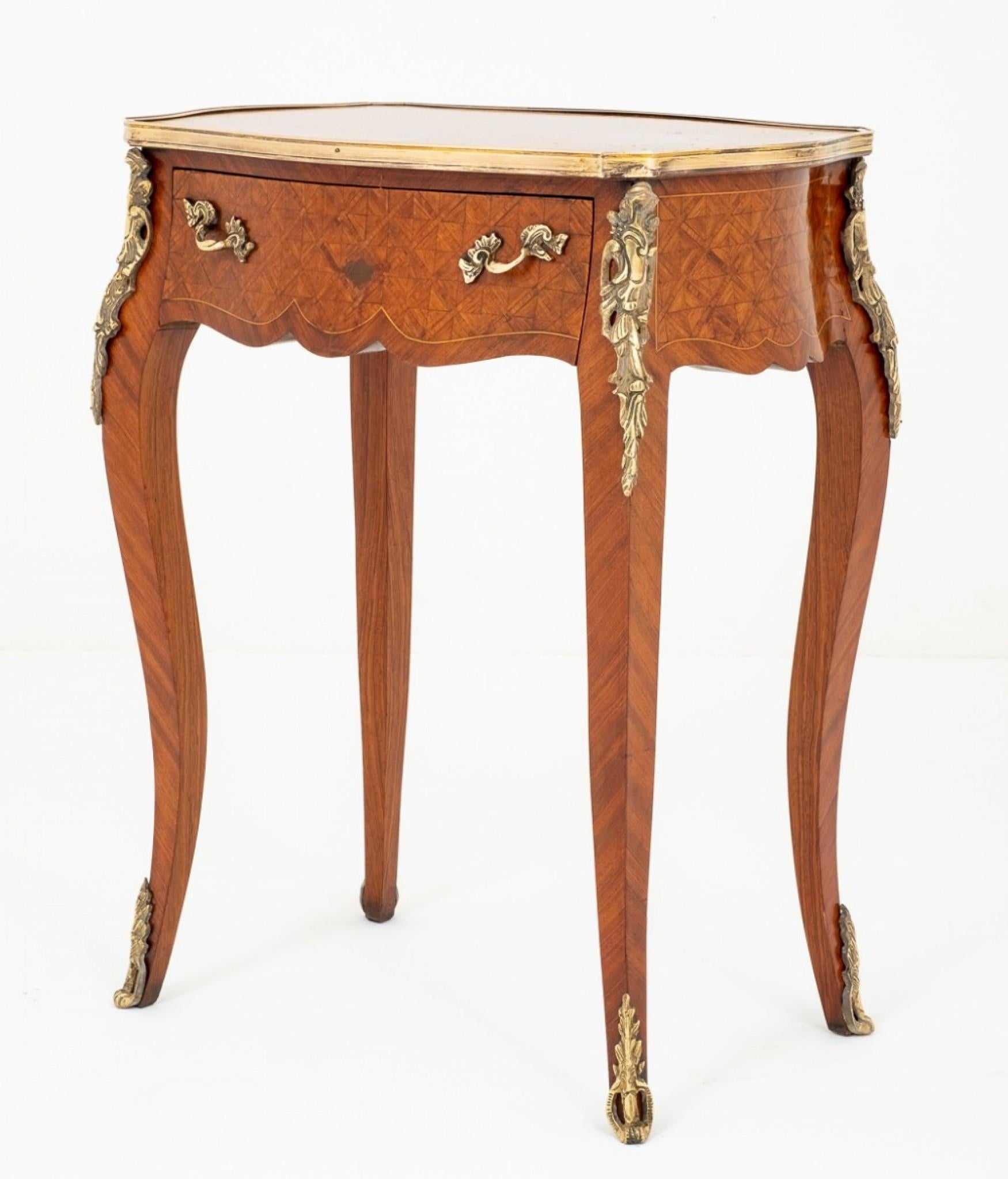 French Empire Parquetry Side Table 5