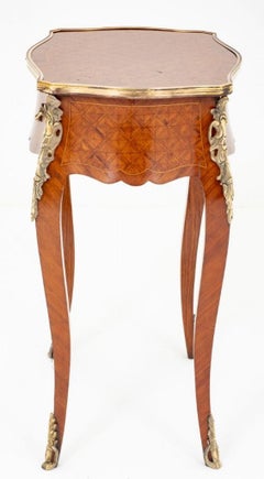 French Empire Parquetry Side Table