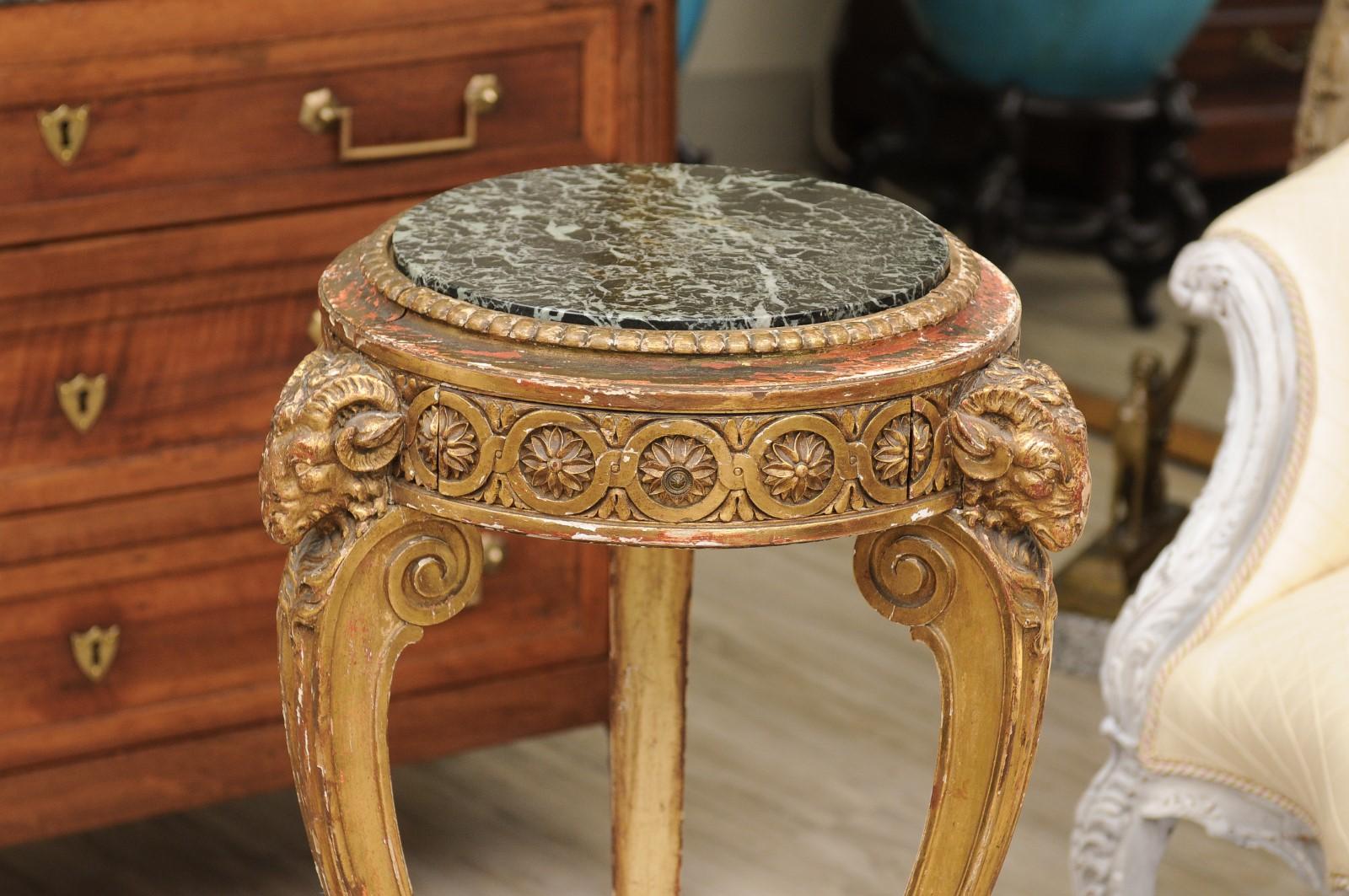 French Empire Pedestal In Good Condition For Sale In Chamblee, GA