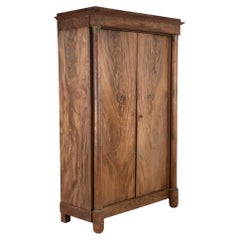 19th Century French Empire Period Walnut Armoire