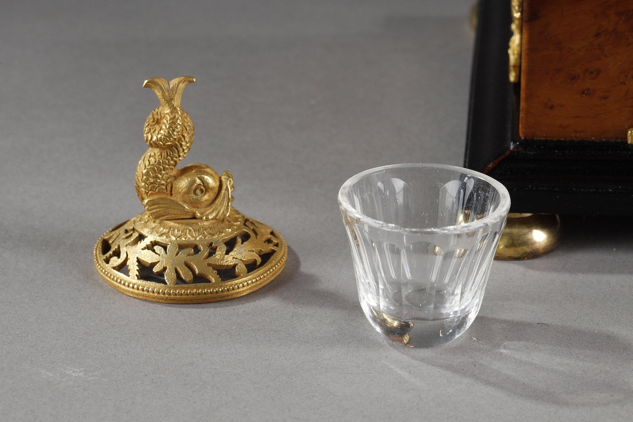 French Empire period Inkwell, identical to the one of Elisa Bonaparte For Sale 14