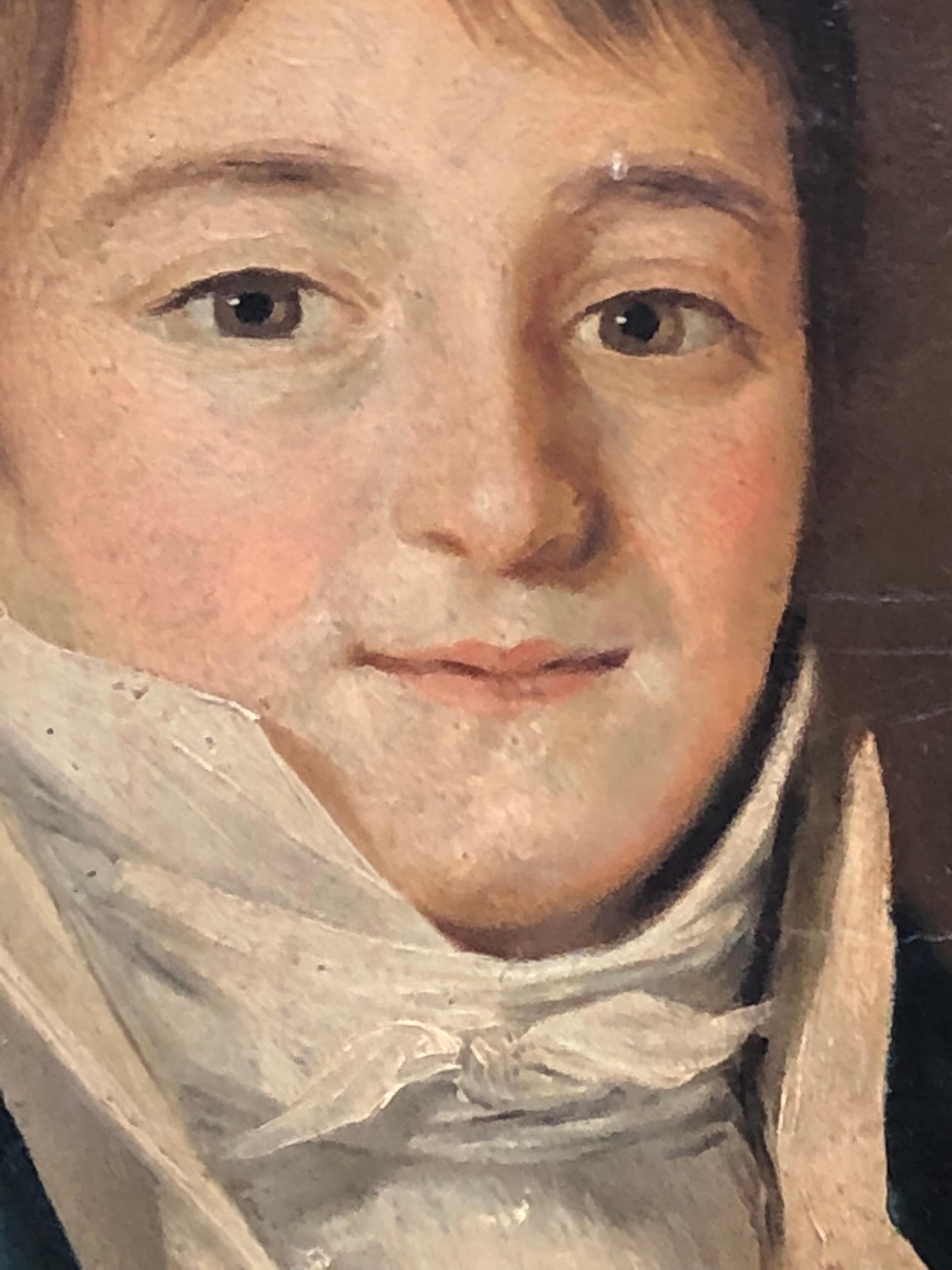 Canvas French Empire Period Portrait