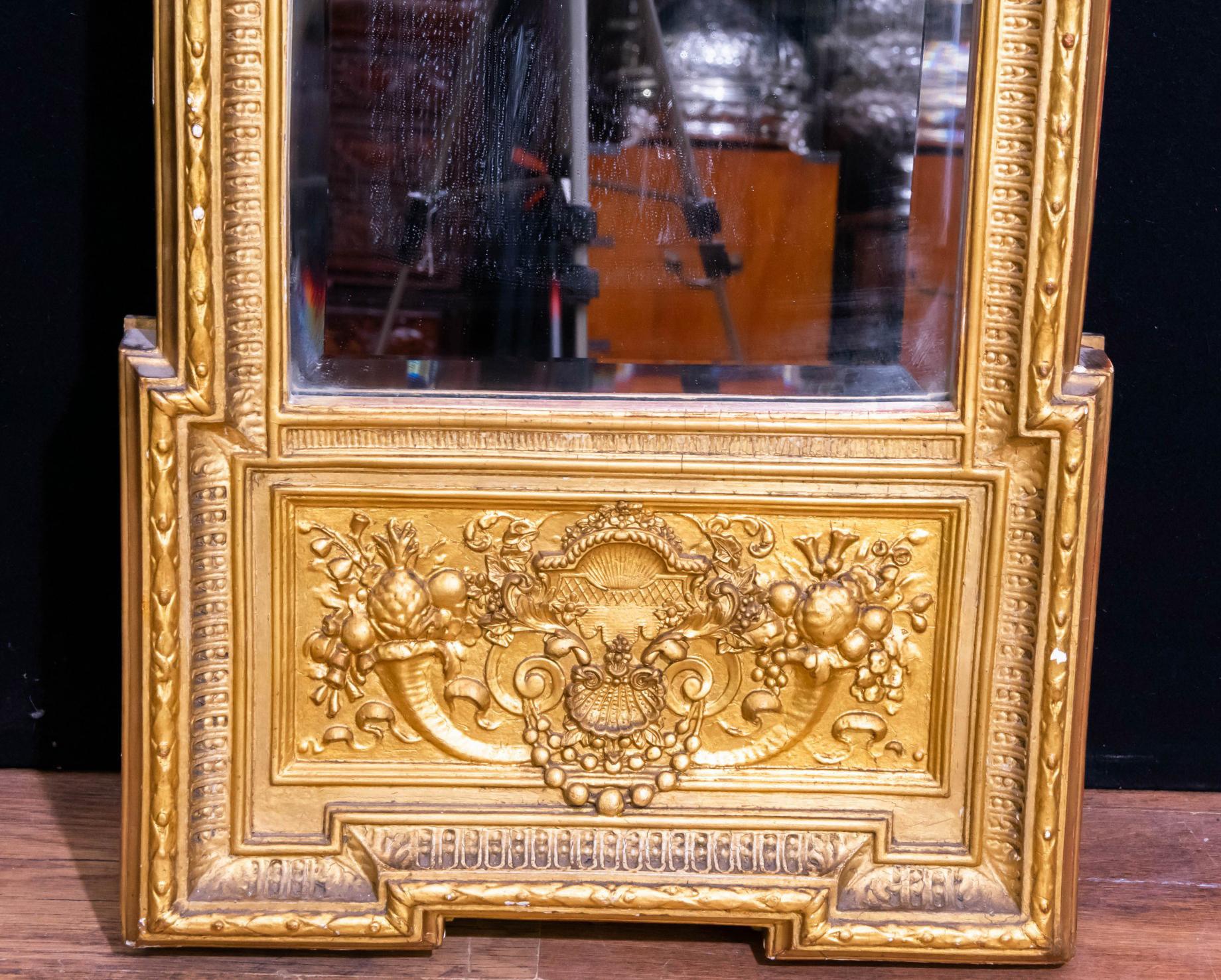 - Gorgeous antique French Empire pier mirror
- Hand carved frame adorned with cherubs
- Please let us know if you would like to view this piece in our Canonbury Antiques Herts showroom, just 25 minutes north of London 
- Offered in great shape